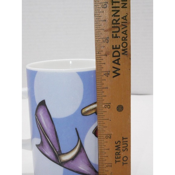 The Museum Co. Michelle Broussard Porcelain Coffee Cup Mug "Shoe are the one!" - Picture 6 of 10